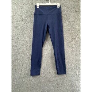Spyder  Active Leggings Women M Blue Tummy Control